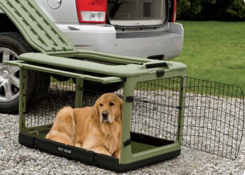 collapsible travel dog kennel