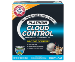 ARM & HAMMER Cloud Control Platinum Clumping Cat Litter